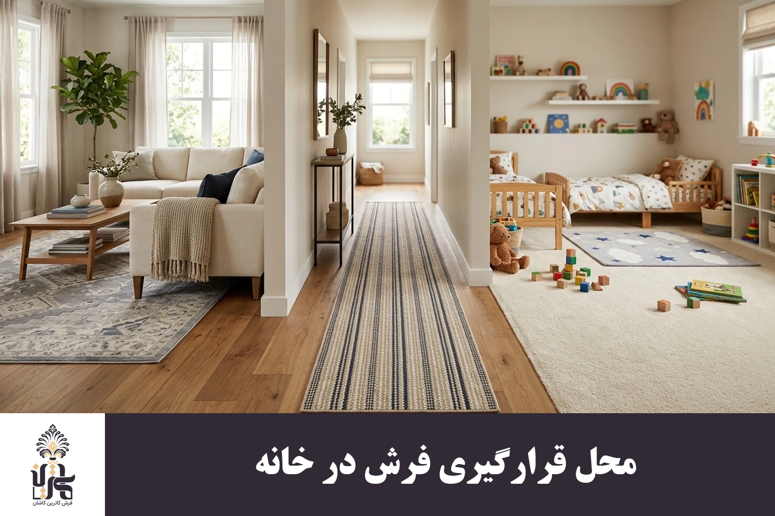محل قرارگیری فرش در خانه